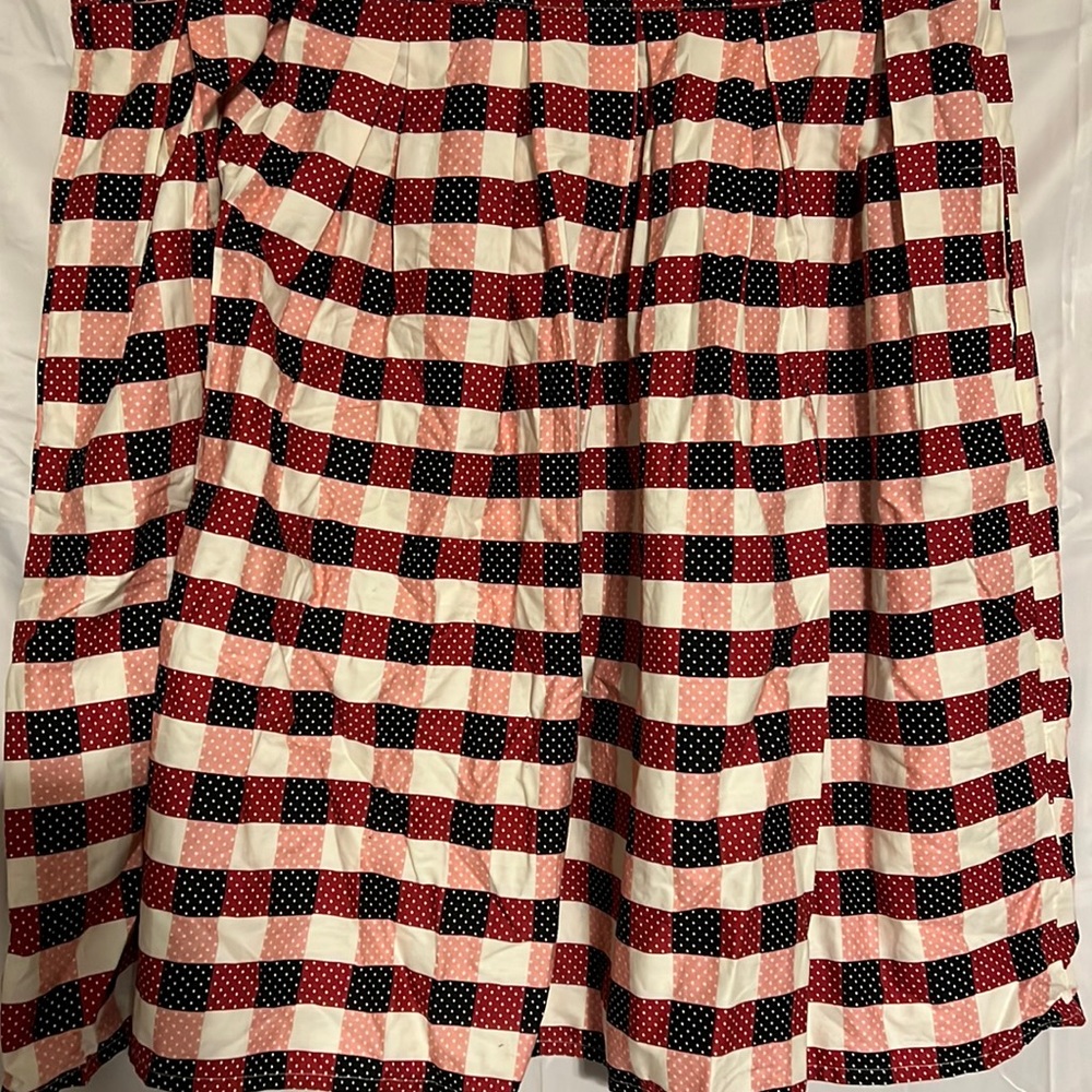 Magnolia Park Unique Vintage Pink Black Burgundy Full Skirt Size 4XL Valentines